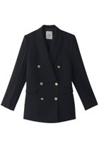 【エブール/ebure】のライトドライウール 6釦ダブルジャケット ネイビー|ID: prp329100001080833 ipo3291000000036796795