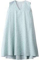 【プレインピープル/PLAIN PEOPLE】のファインリネンノースリーブチュニック ライトブルー|ID: prp329100001090806 ipo3291000000032904327