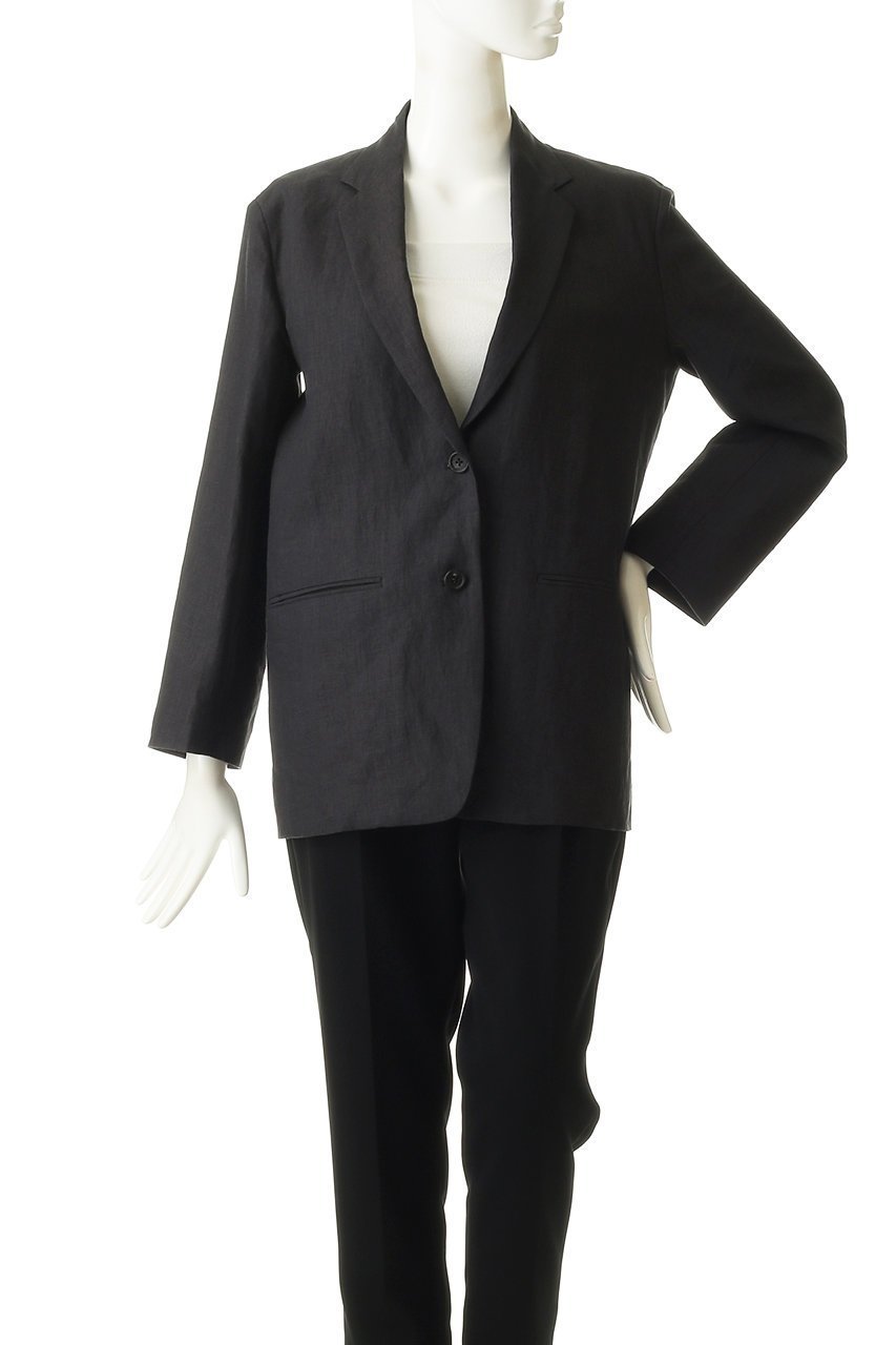 【プレインピープル/PLAIN PEOPLE】の高密度アイリッシュリネンテーラードジャケット 人気、トレンドファッション・服の通販 founy(ファニー) 　ファッション　Fashion　レディースファッション　WOMEN　アウター　Coat Outerwear　ジャケット　Jackets　テーラードジャケット　Tailored Jackets　おすすめ　Recommend　シンプル　Simple　ジャケット　Jacket　セットアップ　Set Up　リネン　Linen　エレガント 上品　Elegant　夏　Summer　定番　Standard　春　Spring　S/S・春夏　Ss・Spring/Summer　other-2|ID: prp329100001120362 ipo3291000000031428189