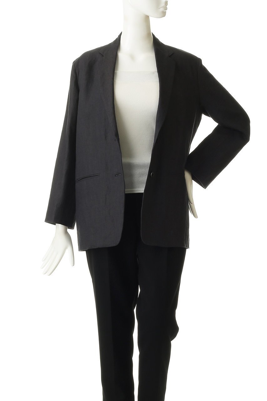 【プレインピープル/PLAIN PEOPLE】の高密度アイリッシュリネンテーラードジャケット 人気、トレンドファッション・服の通販 founy(ファニー) 　ファッション　Fashion　レディースファッション　WOMEN　アウター　Coat Outerwear　ジャケット　Jackets　テーラードジャケット　Tailored Jackets　おすすめ　Recommend　シンプル　Simple　ジャケット　Jacket　セットアップ　Set Up　リネン　Linen　エレガント 上品　Elegant　夏　Summer　定番　Standard　春　Spring　S/S・春夏　Ss・Spring/Summer　other-7|ID: prp329100001120362 ipo3291000000031428202