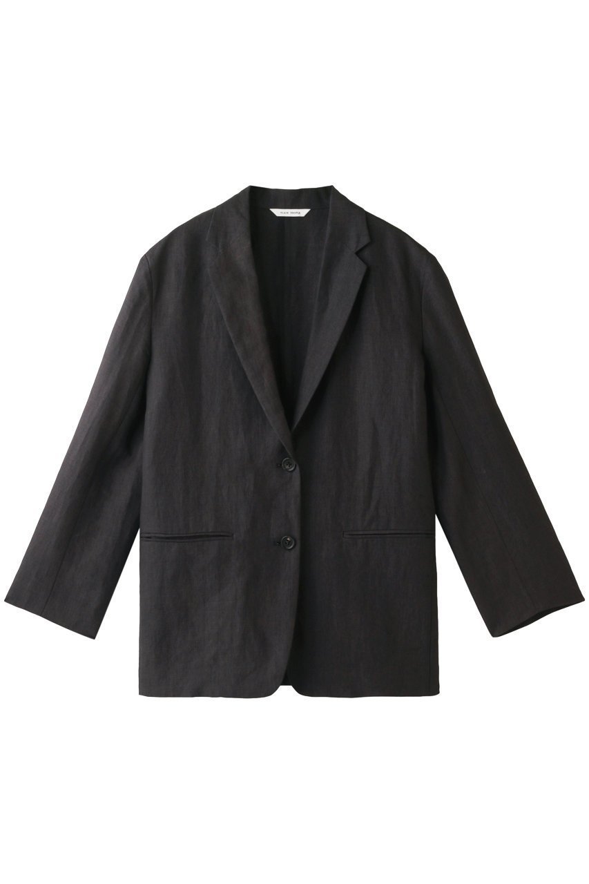 【プレインピープル/PLAIN PEOPLE】の高密度アイリッシュリネンテーラードジャケット インテリア・キッズ・メンズ・レディースファッション・服の通販 founy(ファニー) 　ファッション　Fashion　レディースファッション　Fashion for Women　アウター　Coat / Outerwear Collection　レディースジャケット・軽アウター　Jackets　テーラードジャケット / 通勤・きれいめスタイル　Tailored Jackets & Blazers　おすすめ　Recommended / Our Picks　シンプル　Simple, Minimal　ジャケット　Jacket, Outerwear　セットアップ　Set-Up, Coordinated Outfit　リネン　Linen, Linen Fabric　エレガント 上品　Elegant　夏　Summer　定番　Standard, Basic Item　春　Spring　S/S・春夏　SS, Spring/Summer, Warm Season　グレー|ID: prp329100001120362 ipo3291000000032917555