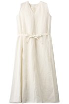 【プレインピープル/PLAIN PEOPLE】の塩縮ヘンプワンピース ホワイト|ID: prp329100001120379 ipo3291000000036672881