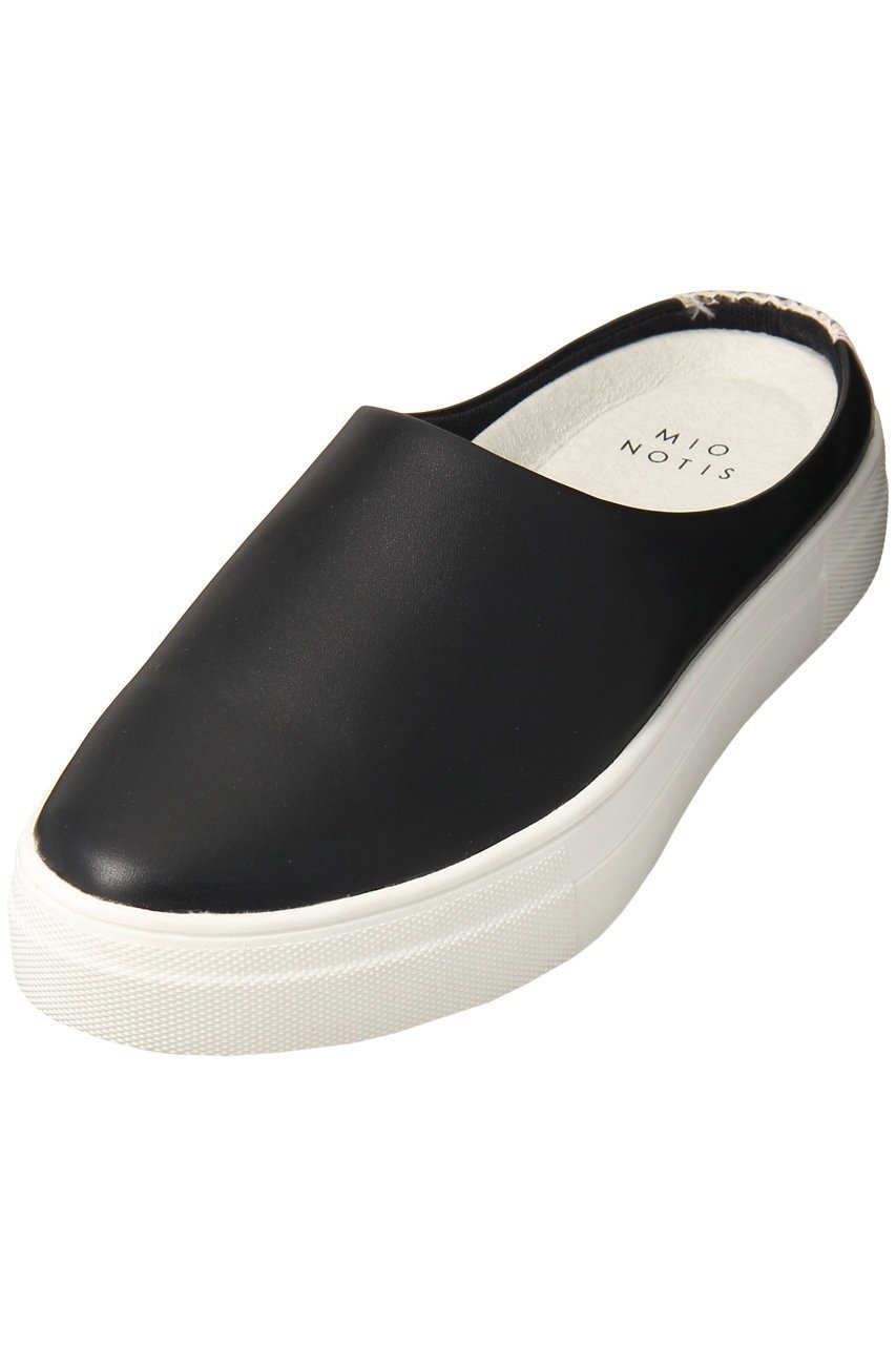 【エスメラルダ/Esmeralda】の【MIO NOTIS】バブーシュスリッポン インテリア・キッズ・メンズ・レディースファッション・服の通販 founy(ファニー) 　ファッション　Fashion　レディースファッション　Fashion for Women　おすすめ　Recommended / Our Picks　ガーリー　Girly, Feminine Style　シェイプ　Shape, Slim Fit　シューズ　Shoes, Footwear　スリッポン　Slip-On, Loafer　フラット　Flat, Flat Shoes　切替　Switching, Contrast Panel　ブラック|ID: prp329100001161081 ipo3291000000035514525