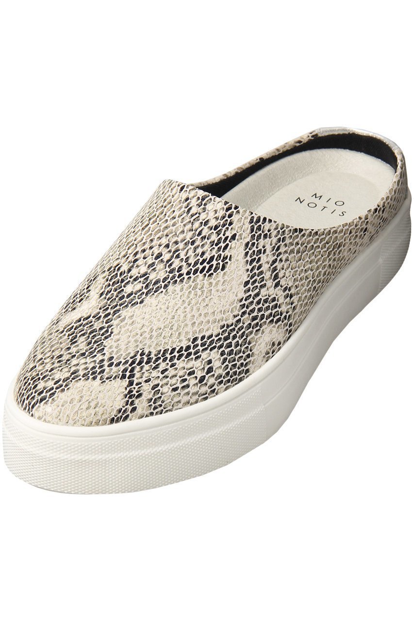 【エスメラルダ/Esmeralda】の【MIO NOTIS】バブーシュスリッポン インテリア・キッズ・メンズ・レディースファッション・服の通販 founy(ファニー) 　ファッション　Fashion　レディースファッション　Fashion for Women　おすすめ　Recommended / Our Picks　ガーリー　Girly, Feminine Style　シェイプ　Shape, Slim Fit　シューズ　Shoes, Footwear　スリッポン　Slip-On, Loafer　フラット　Flat, Flat Shoes　切替　Switching, Contrast Panel　パイソン|ID: prp329100001161081 ipo3291000000035514527