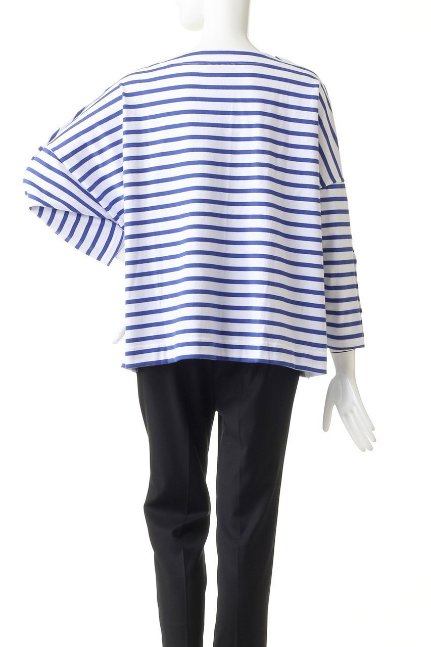 【エリオポール/heliopole】の【ARMOR LUX】ショルダーボタンカットソー 人気、トレンドファッション・服の通販 founy(ファニー) ファッション Fashion レディースファッション Fashion for Women トップス・カットソー Cut & Sew Tops シャツ・ブラウス・オフィスカジュアル Elegant Blouses & Button-Ups ロングTシャツ・Tシャツ Longline T-Shirts & Tees カットソー・ベーシックTシャツ Cut-and-Sewn Tops / Stretch Tees & Basics スリーブ Sleeve, Long Sleeve / Short Sleeve ロング Long, Long-Length other-4|ID: prp329100001177355 ipo3291000000035809554