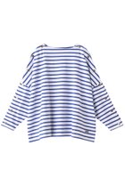 【エリオポール/heliopole】の【ARMOR LUX】ショルダーボタンカットソー 人気、トレンドファッション・服の通販 founy(ファニー) ファッション Fashion レディースファッション Fashion for Women トップス・カットソー Cut & Sew Tops シャツ・ブラウス・オフィスカジュアル Elegant Blouses & Button-Ups ロングTシャツ・Tシャツ Longline T-Shirts & Tees カットソー・ベーシックTシャツ Cut-and-Sewn Tops / Stretch Tees & Basics スリーブ Sleeve, Long Sleeve / Short Sleeve ロング Long, Long-Length thumbnail ブルー|ID: prp329100001177355 ipo3291000000036661387