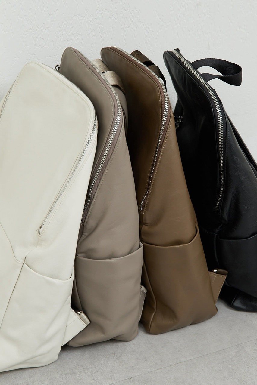 【ガリャルダガランテ/GALLARDAGALANTE】のレザーバックパック 人気、トレンドファッション・服の通販 founy(ファニー) 　ファッション　Fashion　レディースファッション　Fashion for Women　バッグ　Bags　シンプル　Simple, Minimal　スマート　Smart, Elegant　ポケット　Pocket, Pocket Detail　other-3|ID: prp329100001180970 ipo3291000000036928404