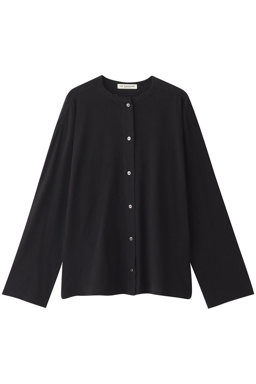 【シンゾーン/Shinzone】のハイツイストコットンカーディガン インテリア・キッズ・メンズ・レディースファッション・服の通販 founy(ファウニー) 　ファッション　Fashion　レディースファッション　Fashion for Women　トップス・カットソー　Cut & Sew Tops　カーディガン・羽織り　Layered Style Cardigans　シャツ・ブラウス・オフィスカジュアル　Elegant Blouses & Button-Ups　ロングTシャツ・Tシャツ　Longline T-Shirts & Tees　カットソー・ベーシックTシャツ　Cut-and-Sewn Tops / Stretch Tees & Basics　カーディガン　Cardigan, Knitwear　シンプル　Simple, Minimal　ブラック|ID: prp329100001204118 ipo3291000000036777984