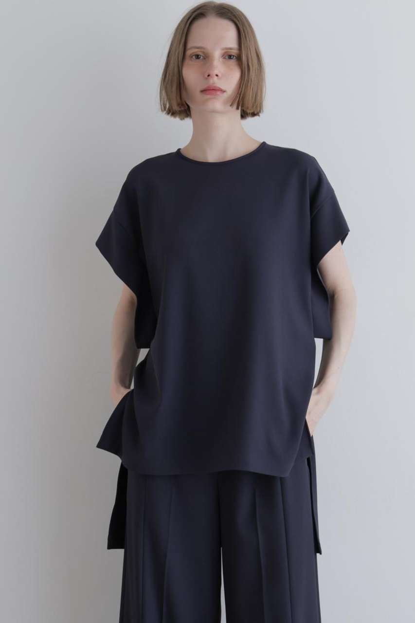 【ル フィル/LE PHIL】の2WAYツイルブラウス 人気、トレンドファッション・服の通販 founy(ファニー) 　ファッション　Fashion　レディースファッション　Fashion for Women　トップス・カットソー　Cut & Sew Tops　シャツ・ブラウス・オフィスカジュアル　Elegant Blouses & Button-Ups　おすすめ　Recommended / Our Picks　ショート　Short, Short Length　ストレッチ　Stretch, Stretchy Fabric　スリット　Slit, Slit Detail　スリーブ　Sleeve, Long Sleeve / Short Sleeve　セットアップ　Set-Up, Coordinated Outfit　フォルム　Silhouette, Form　リラックス　Relax, Relaxed Fit　other-2|ID: prp329100001224427 ipo3291000000036714228