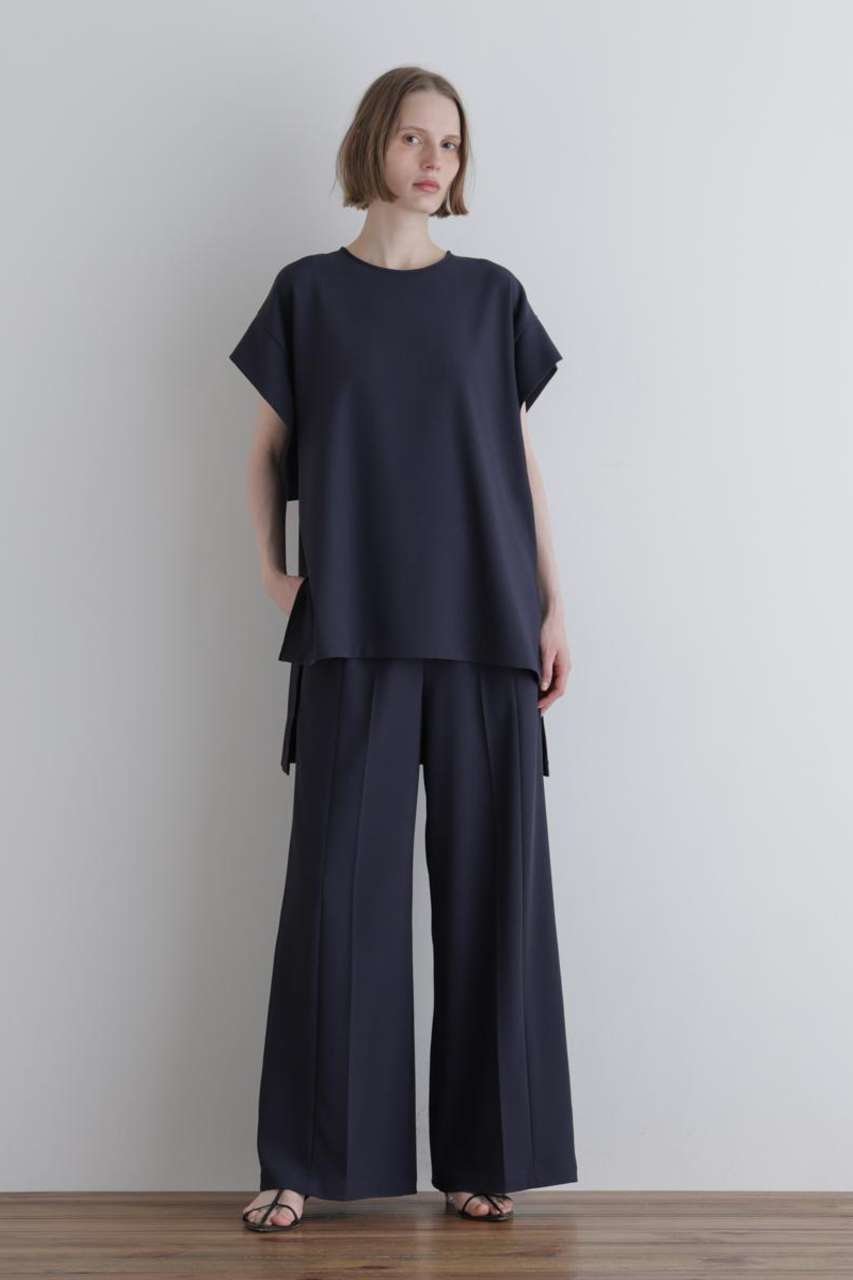 【ル フィル/LE PHIL】の2WAYツイルブラウス 人気、トレンドファッション・服の通販 founy(ファニー) 　ファッション　Fashion　レディースファッション　Fashion for Women　トップス・カットソー　Cut & Sew Tops　シャツ・ブラウス・オフィスカジュアル　Elegant Blouses & Button-Ups　おすすめ　Recommended / Our Picks　ショート　Short, Short Length　ストレッチ　Stretch, Stretchy Fabric　スリット　Slit, Slit Detail　スリーブ　Sleeve, Long Sleeve / Short Sleeve　セットアップ　Set-Up, Coordinated Outfit　フォルム　Silhouette, Form　リラックス　Relax, Relaxed Fit　other-3|ID: prp329100001224427 ipo3291000000036714229