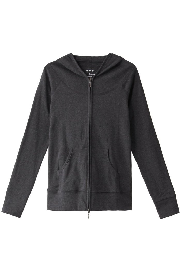 【スリー ドッツ/three dots】のCotton Knits double zip hoody/パーカー インテリア・キッズ・メンズ・レディースファッション・服の通販 founy(ファニー) https://founy.com/ ファッション Fashion レディースファッション WOMEN トップス・カットソー Tops/Tshirt ニット Knit Tops シャツ/ブラウス Shirts/Blouses パーカ Sweats ロング / Tシャツ T-Shirts スウェット Sweat カットソー Cut and Sewn シンプル Simple ジャケット Jacket パーカー Hoodie ベーシック Basic |ID: prp329100001266416 ipo3291000000028072076