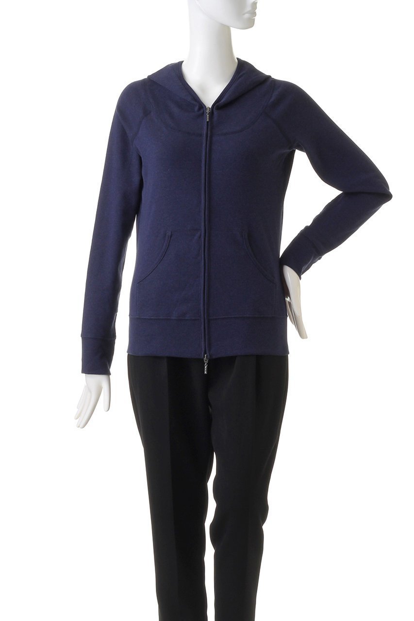 【スリー ドッツ/three dots】のCotton Knits double zip hoody/パーカー 人気、トレンドファッション・服の通販 founy(ファニー) 　ファッション　Fashion　レディースファッション　Fashion for Women　トップス・カットソー　Cut & Sew Tops　ニット　Knit Tops & Sweaters　シャツ・ブラウス・オフィスカジュアル　Elegant Blouses & Button-Ups　レディースパーカー・カジュアルフーディー　Casual Hoodies & Sweatshirts　ロングTシャツ・Tシャツ　Longline T-Shirts & Tees　スウェット・クルーネックトップス　Sweatshirts & Crewnecks / Relaxed Fit Sweat Tops　カットソー・ベーシックTシャツ　Cut-and-Sewn Tops / Stretch Tees & Basics　シンプル　Simple, Minimal　ジャケット　Jacket, Outerwear　パーカー　Hoodie, Parka　ベーシック　Basic, Essential　other-2|ID: prp329100001266416 ipo3291000000032851038