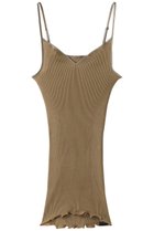 【アロマティック/AROMATIQUE】のシルクアコーディオン Vネックキャミソール ブロンズ|ID: prp329100001309530 ipo3291000000036096280