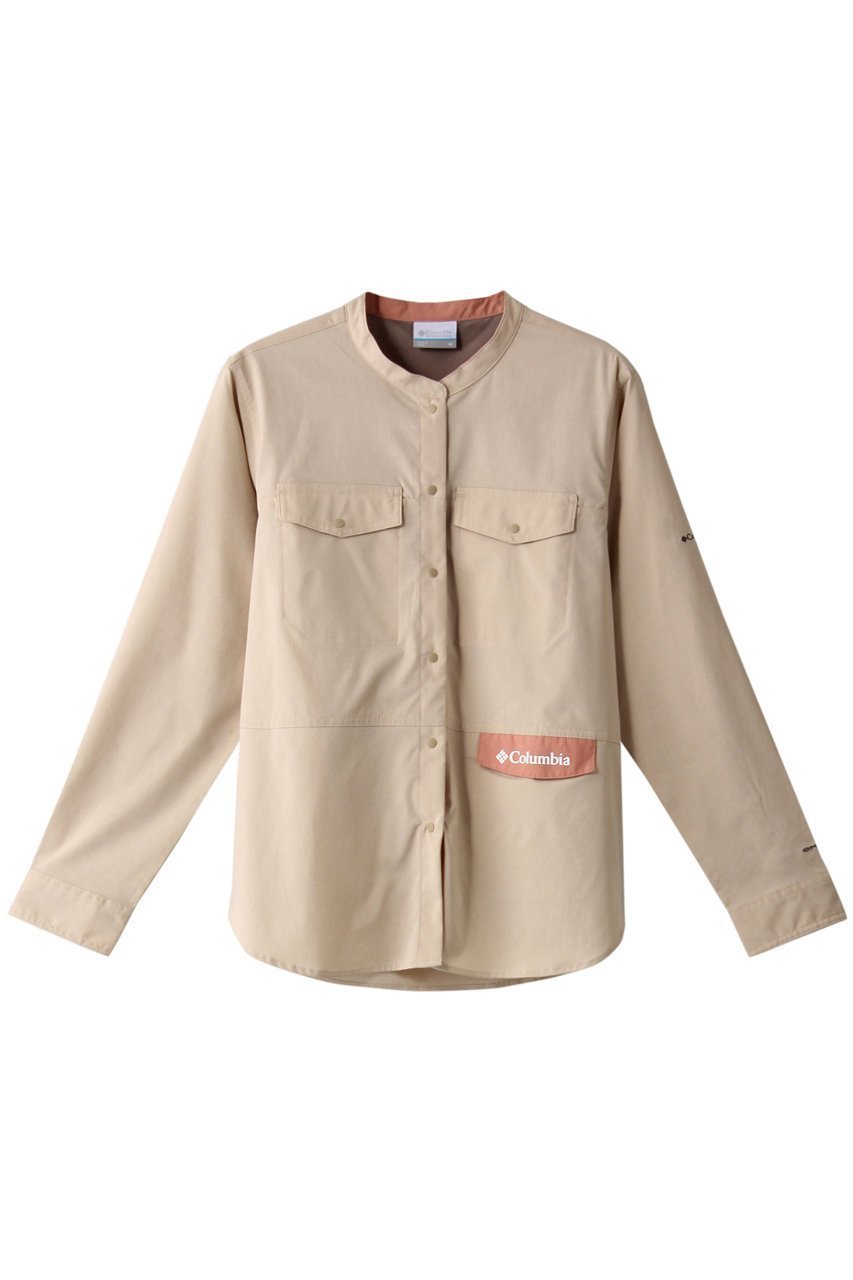 【コロンビア/Columbia】のセカンドヒルウィメンズロングスリーブシャツ インテリア・キッズ・メンズ・レディースファッション・服の通販 founy(ファウニー) 　ファッション　Fashion　レディースファッション　Fashion for Women　トップス・カットソー　Cut & Sew Tops　シャツ・ブラウス・オフィスカジュアル　Elegant Blouses & Button-Ups　スポーツウェア　Functional & Stylish Sportswear　スポーツ トップス　Athletic Tops / Workout Tops / Training Shirts　ストレッチ　Stretch, Stretchy Fabric　スポーツ　Sports, Activewear　ポケット　Pocket, Pocket Detail　ベージュ|ID: prp329100001335599 ipo3291000000036726569