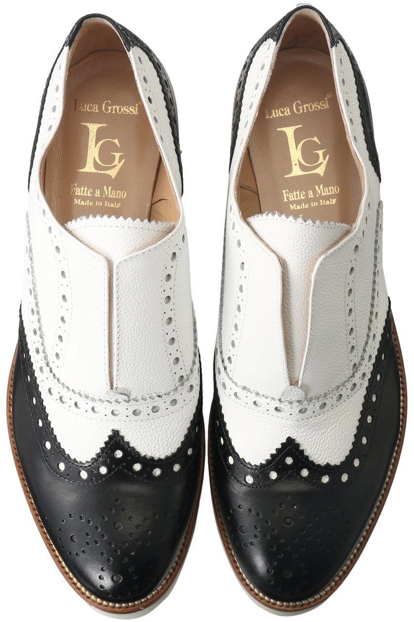 【ルカグロッシ/LucaGrossi】のウイングチップローヒールシューズ 人気、トレンドファッション・服の通販 founy(ファニー) 　ファッション　Fashion　レディースファッション　Fashion for Women　シューズ　Shoes, Footwear　フラット　Flat, Flat Shoes　厚底　Platform Shoes　other-4|ID: prp329100001361731 ipo3291000000036640567