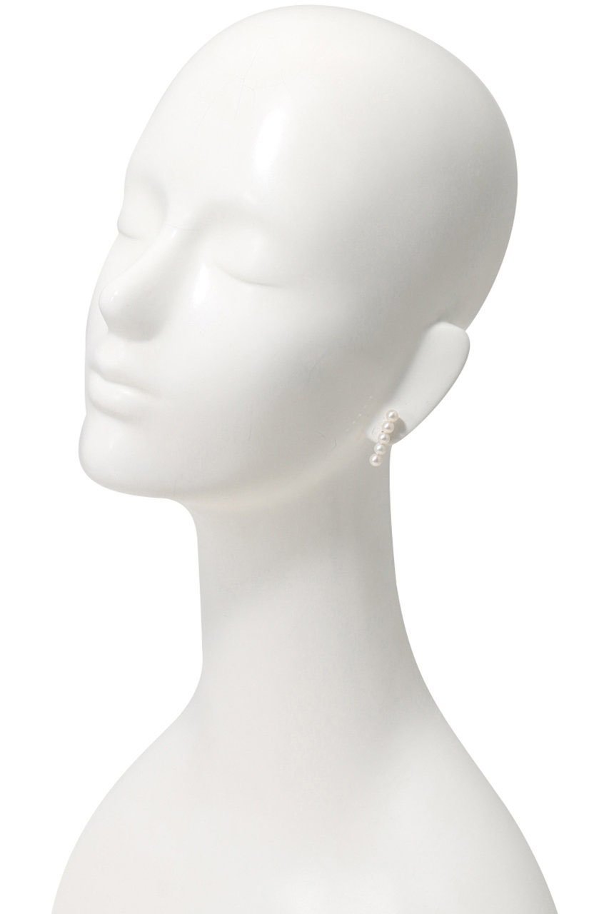 【ナチュラリジュエリ/NATURALI JEWELRY】のK10 クインテットパールピアス(片耳用) 人気、トレンドファッション・服の通販 founy(ファニー) 　ファッション　Fashion　レディースファッション　Fashion for Women　ジュエリー　Jewelry　ファッションリング　Fashion Rings　イヤリング・フープ・ドロップタイプ　Hoop, Drop & Clip Earrings　おすすめ　Recommended / Our Picks　イヤリング　Earrings　イヤーカフ　Ear Cuffs　シンプル　Simple, Minimal　パーティ　Party, Party Style　パール　Pearl, Pearl Accent　エレガント 上品　Elegant　片耳　One-Ear, Single Earring　other-6|ID: prp329100001366105 ipo3291000000036177918