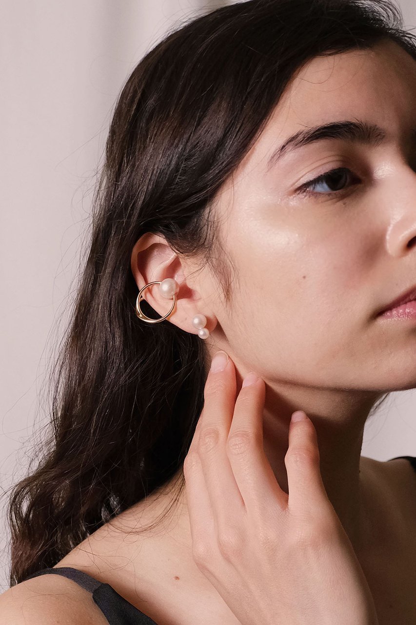 【ナチュラリジュエリ/NATURALI JEWELRY】のK10 デュオパールピアス 人気、トレンドファッション・服の通販 founy(ファニー) 　ファッション　Fashion　レディースファッション　Fashion for Women　ジュエリー　Jewelry　ファッションリング　Fashion Rings　イヤリング・フープ・ドロップタイプ　Hoop, Drop & Clip Earrings　おすすめ　Recommended / Our Picks　イヤリング　Earrings　イヤーカフ　Ear Cuffs　コンパクト　Compact, Small Size　シンプル　Simple, Minimal　パーティ　Party, Party Style　パール　Pearl, Pearl Accent　エレガント 上品　Elegant　other-3|ID: prp329100001366106 ipo3291000000035660188