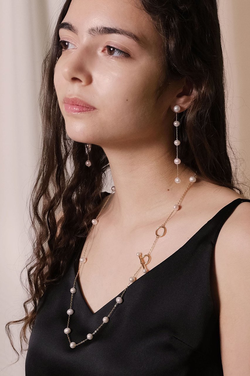 【ナチュラリジュエリ/NATURALI JEWELRY】のパールステーションマルチウェイネックレス 人気、トレンドファッション・服の通販 founy(ファニー) 　ファッション　Fashion　レディースファッション　Fashion for Women　ジュエリー　Jewelry　ネックレス　Necklaces & Pendants　ネックレス　Necklace, Pendant Necklace　パール　Pearl, Pearl Accent　フープ　Hoop, Hoop Earrings　エレガント 上品　Elegant　再入荷　Restock / Back in Stock　other-3|ID: prp329100001366110 ipo3291000000031266885