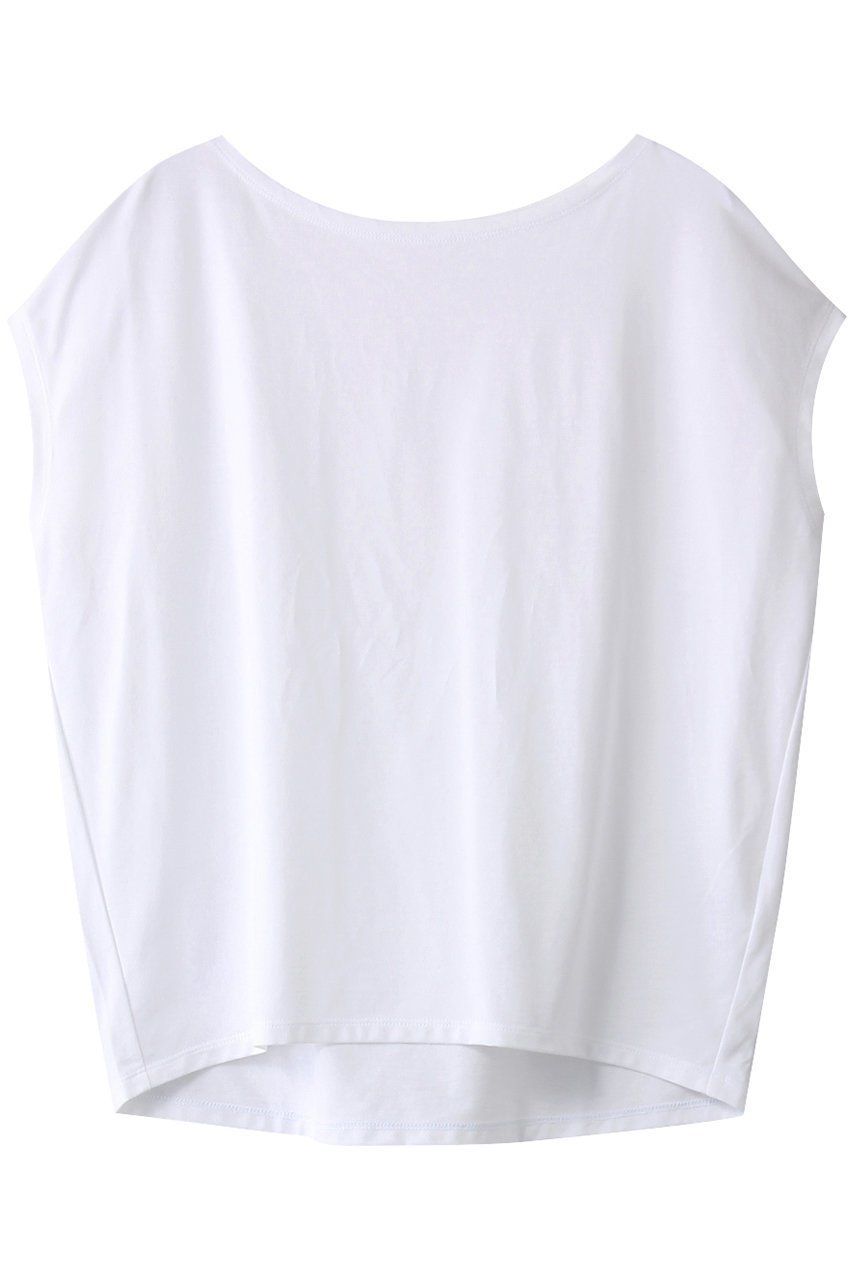 【スリー ドッツ/three dots】のPowdery cotton french tank/タンクトップ インテリア・キッズ・メンズ・レディースファッション・服の通販 founy(ファニー) 　ファッション　Fashion　レディースファッション　Fashion for Women　トップス・カットソー　Cut & Sew Tops　キャミソール&ノースリーブ　Camisoles & Sleeveless Tops　シャツ・ブラウス・オフィスカジュアル　Elegant Blouses & Button-Ups　ロングTシャツ・Tシャツ　Longline T-Shirts & Tees　カットソー・ベーシックTシャツ　Cut-and-Sewn Tops / Stretch Tees & Basics　キャミソール　Camisole, Spaghetti Strap Top　シンプル　Simple, Minimal　タンク　Tank Top, Sleeveless Top　エレガント 上品　Elegant　夏　Summer　春　Spring　S/S・春夏　SS, Spring/Summer, Warm Season　ホワイト|ID: prp329100001440160 ipo3291000000035809596