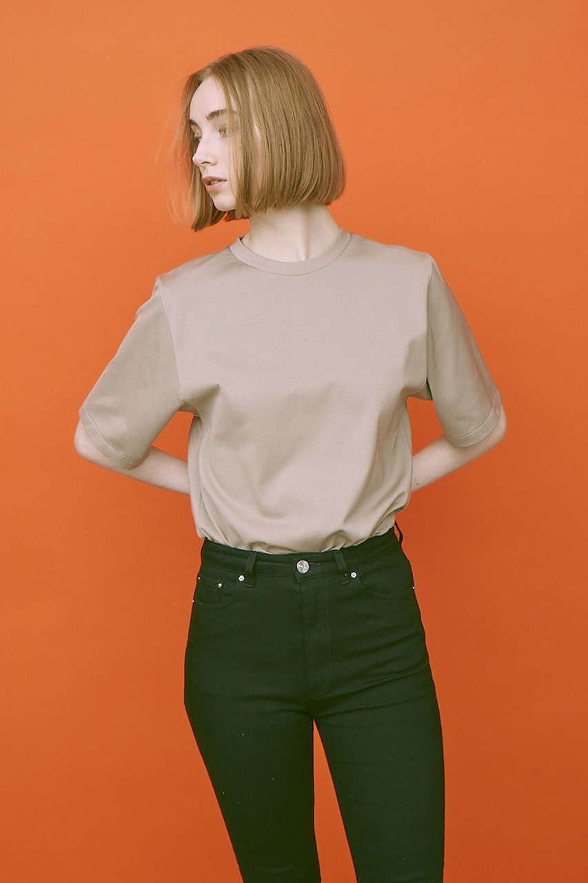 【カルナ/KALNA】のベーシックTシャツ 人気、トレンドファッション・服の通販 founy(ファニー) 　ファッション　Fashion　レディースファッション　Fashion for Women　トップス・カットソー　Cut & Sew Tops　シャツ・ブラウス・オフィスカジュアル　Elegant Blouses & Button-Ups　ロングTシャツ・Tシャツ　Longline T-Shirts & Tees　カットソー・ベーシックTシャツ　Cut-and-Sewn Tops / Stretch Tees & Basics　ショート　Short, Short Length　シンプル　Simple, Minimal　スリーブ　Sleeve, Long Sleeve / Short Sleeve　トレンド　Trend, Trending Now　パターン　Pattern, Design Print　ベーシック　Basic, Essential　other-7|ID: prp329100001459297 ipo3291000000032839795