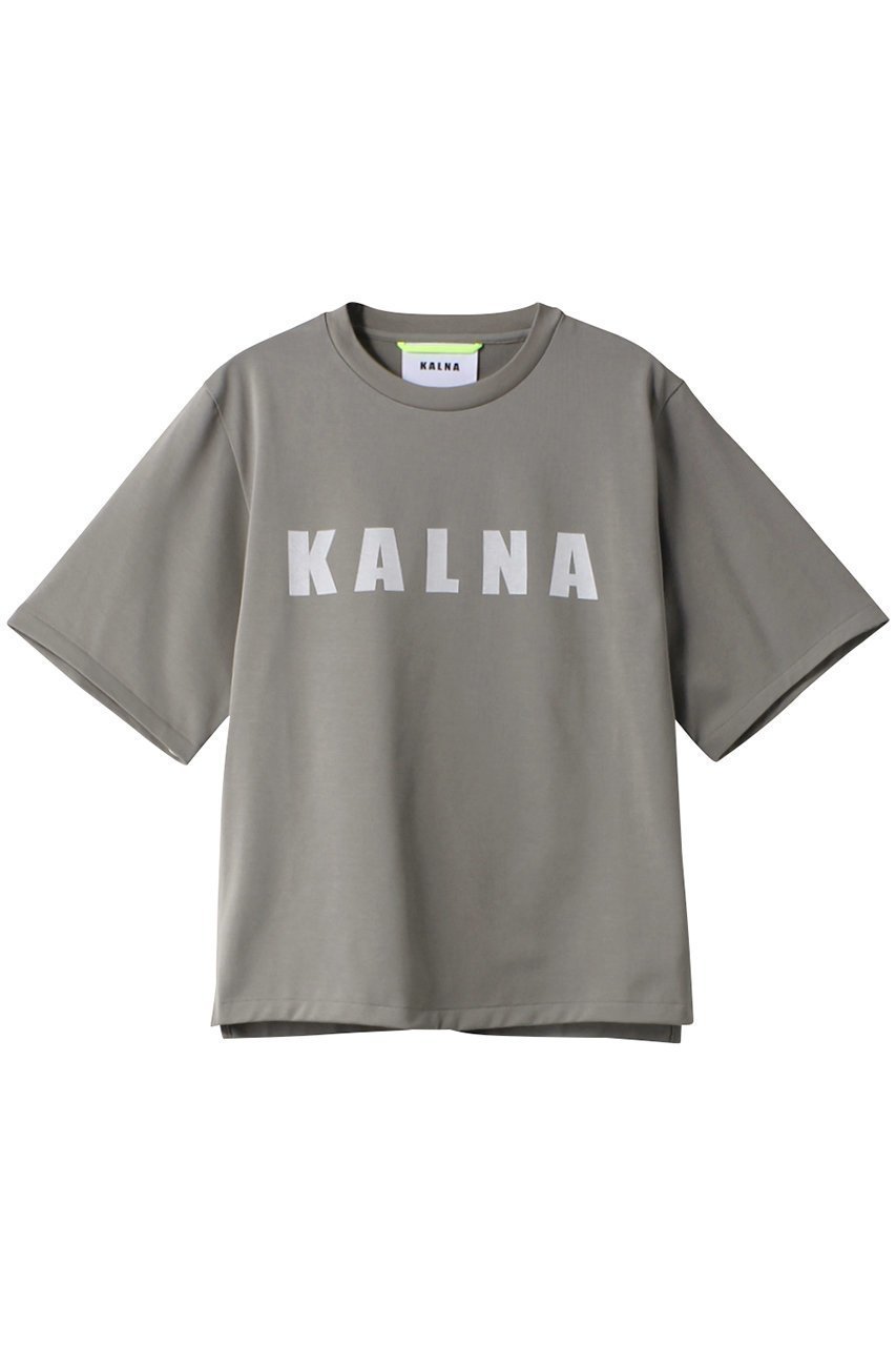 【カルナ/KALNA】のウルティマプリントロゴTEE インテリア・キッズ・メンズ・レディースファッション・服の通販 founy(ファニー) 　ファッション　Fashion　レディースファッション　WOMEN　トップス・カットソー　Tops/Tshirt　シャツ/ブラウス　Shirts/Blouses　ロング / Tシャツ　T-Shirts　カットソー　Cut and Sewn　ショート　Short　シンプル　Simple　スリーブ　Sleeve　プリント　Print　半袖　Short Sleeve　ライトグレー|ID: prp329100001459298 ipo3291000000027949528