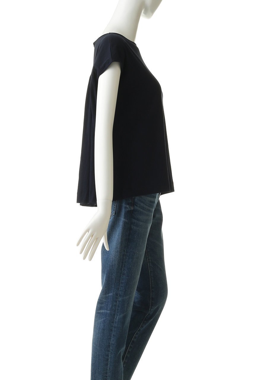 【デミーリー/DEMYLEE】のSYDNEY ジャージーピマコットン バックプリーツスリーブレストップ 人気、トレンドファッション・服の通販 founy(ファニー) 　ファッション　Fashion　レディースファッション　Ladies' Fashion Online　トップス・カットソー　Tops/Tshirt　シャツ/ブラウス　Shirts/Blouses　ロング / Tシャツ　T-Shirts　カットソー　Cut and Sewn　ギャザー　Gather　ショート　Short　シンプル　Simple　スリーブ　Sleeve　再入荷　Restock/Back In Stock/Re Arrival　定番　Standard　other-3|ID: prp329100001484155 ipo3291000000032648023