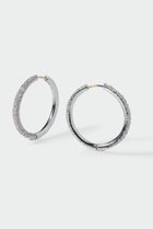 【アヤミ ジュエリー/AYAMI jewelry】のPave フープピアス シルバー|ID: prp329100001490577 ipo3291000000032049199