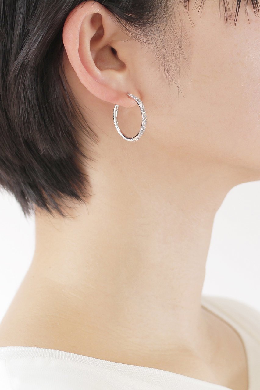【アヤミ ジュエリー/AYAMI jewelry】のPave フープピアス 人気、トレンドファッション・服の通販 founy(ファニー) 　ファッション　Fashion　レディースファッション　Ladies' Fashion Online　ジュエリー　Jewelry　リング　Rings　イヤリング　Earrings　イヤリング　Earrings　フープ　Hoop　リュクス　Luxe　人気　Popularity　再入荷　Restock/Back In Stock/Re Arrival　other-3|ID: prp329100001490577 ipo3291000000032049203