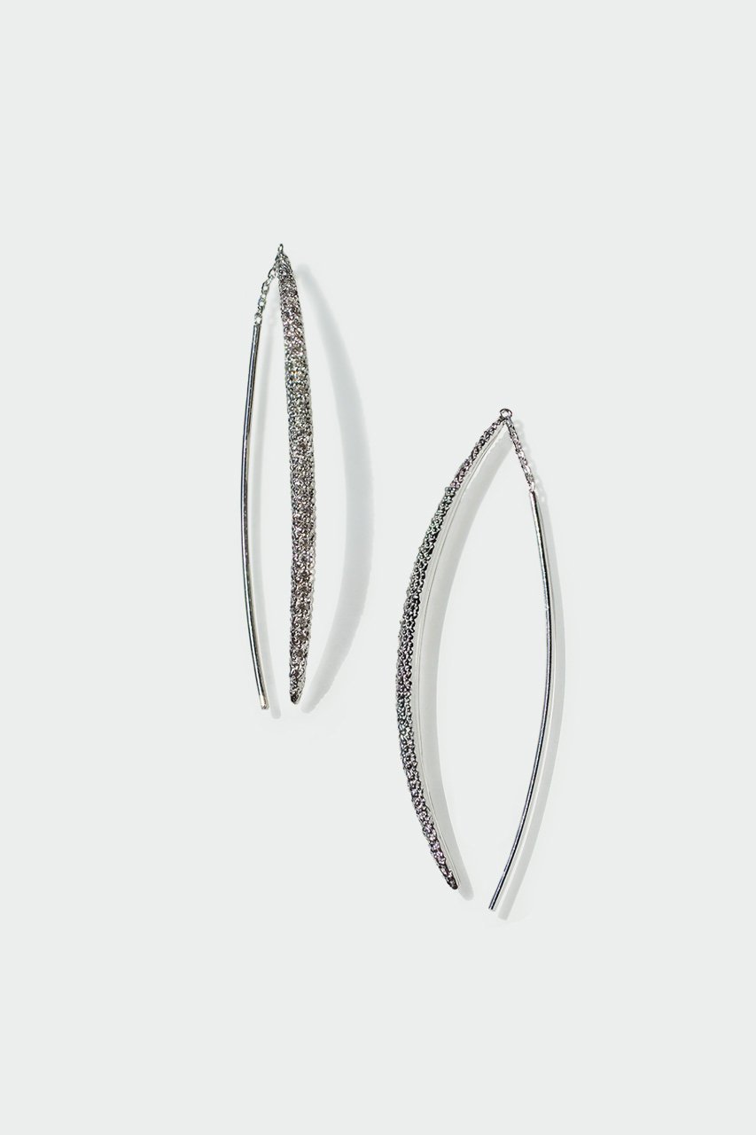 【アヤミ ジュエリー/AYAMI jewelry】のPave ストレートピアス 人気、トレンドファッション・服の通販 founy(ファニー) 　ファッション　Fashion　レディースファッション　Fashion for Women　ジュエリー　Jewelry　ファッションリング　Fashion Rings　イヤリング・フープ・ドロップタイプ　Hoop, Drop & Clip Earrings　イヤリング　Earrings　シルバー　Silver, Metallic Silver　ストレート　Straight, Straight Cut　フォルム　Silhouette, Form　リュクス　Luxury, Elegant, High-End, Chic　再入荷　Restock / Back in Stock　 other-1|ID: prp329100001490581 ipo3291000000032049206