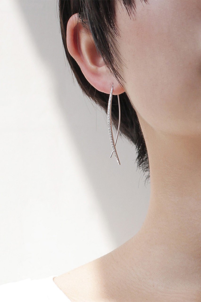 【アヤミ ジュエリー/AYAMI jewelry】のPave ストレートピアス 人気、トレンドファッション・服の通販 founy(ファニー) 　ファッション　Fashion　レディースファッション　Fashion for Women　ジュエリー　Jewelry　ファッションリング　Fashion Rings　イヤリング・フープ・ドロップタイプ　Hoop, Drop & Clip Earrings　イヤリング　Earrings　シルバー　Silver, Metallic Silver　ストレート　Straight, Straight Cut　フォルム　Silhouette, Form　リュクス　Luxury, Elegant, High-End, Chic　再入荷　Restock / Back in Stock　other-3|ID: prp329100001490581 ipo3291000000032049210