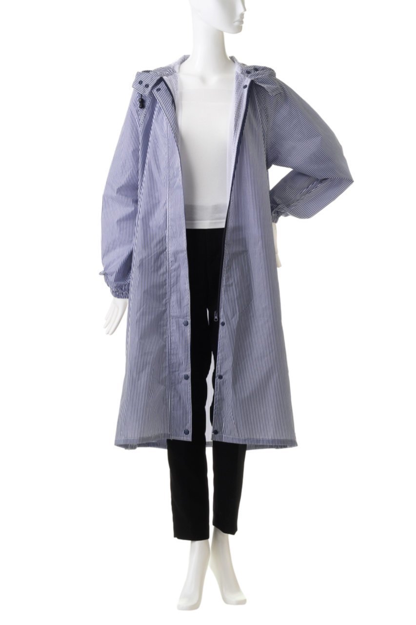 【ムーンバット/MOONBAT】の【CYPRES COLLINE】サイクルコートストライプ 人気、トレンドファッション・服の通販 founy(ファニー) 　ファッション　Fashion　レディースファッション　Fashion for Women　アウター　Coat / Outerwear Collection　コート・ロングコート・ピーコート　Long Coats, Peacoats & More　シンプル　Simple, Minimal　ストライプ　Stripe, Striped Pattern　リュック　Backpack, Rucksack　other-8|ID: prp329100001507750 ipo3291000000036060598