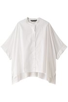 【ミズイロ インド/mizuiro ind】のstand collar wide shirt シャツ off white|ID:prp329100001527661