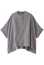 【ミズイロ インド/mizuiro ind】のstand collar wide shirt シャツ gray|ID:prp329100001527661