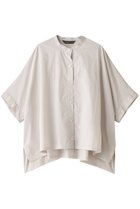 【ミズイロ インド/mizuiro ind】のstand collar wide shirt シャツ l.grayA|ID:prp329100001527661