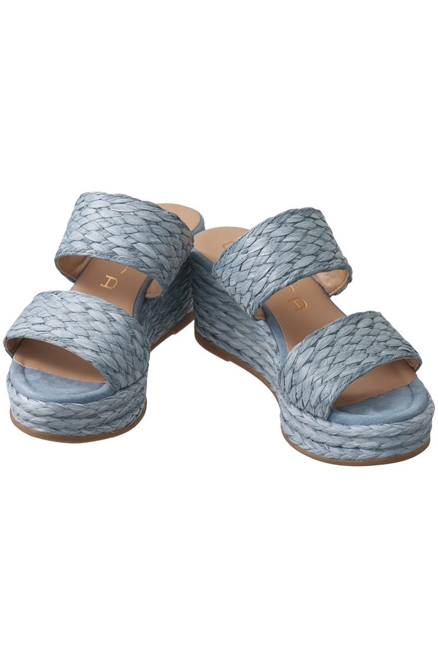 【エスメラルダ/Esmeralda】の【UNISA】ラフィアストラップ厚底サンダル 人気、トレンドファッション・服の通販 founy(ファニー) 　ファッション　Fashion　レディースファッション　Fashion for Women　サンダル　Sandals, Summer Shoes　ラフィア　Raffia, Natural Straw　リゾート　Resort, Vacation Style　厚底　Platform Shoes　other-5|ID: prp329100001546067 ipo3291000000032774033