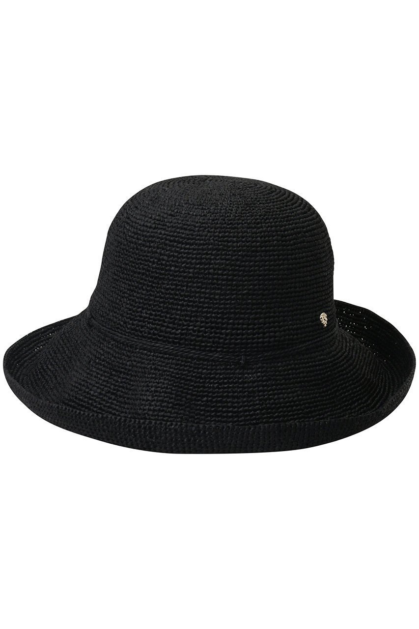 【エリオポール/heliopole】の【HELEN KAMINSKI】Iconic Rollable Raffia Crochet/ハット インテリア・キッズ・メンズ・レディースファッション・服の通販 founy(ファニー) 　ファッション　Fashion　レディースファッション　WOMEN　帽子　Hats　シンプル　Simple　帽子　Hat　ブラック|ID: prp329100001585389 ipo3291000000009187922