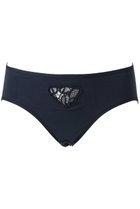 【ハンロ/HANRO】のフロントレースショーツ ネイビー|ID: prp329100001585397 ipo3291000000035757198