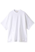 【ブラミンク/BLAMINK】のコットンクルーネックオーバースリーブTシャツ ホワイト|ID:prp329100001590363