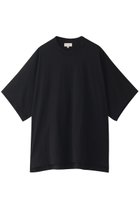 【ブラミンク/BLAMINK】のコットンクルーネックオーバースリーブTシャツ ブラック|ID:prp329100001590363