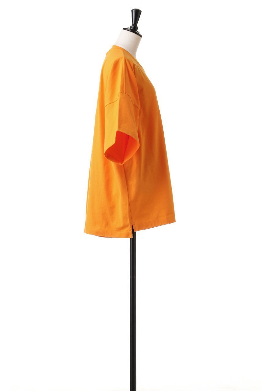 【ブラミンク/BLAMINK】のコットンクルーネックオーバースリーブTシャツ 人気、トレンドファッション・服の通販 founy(ファニー) 　ファッション　Fashion　レディースファッション　Fashion for Women　トップス・カットソー　Cut & Sew Tops　シャツ・ブラウス・オフィスカジュアル　Elegant Blouses & Button-Ups　ロングTシャツ・Tシャツ　Longline T-Shirts & Tees　カットソー・ベーシックTシャツ　Cut-and-Sewn Tops / Stretch Tees & Basics　ショート　Short, Short Length　シンプル　Simple, Minimal　スリーブ　Sleeve, Long Sleeve / Short Sleeve　半袖　Short Sleeve, Half Sleeve　other-3|ID: prp329100001590363 ipo3291000000036661410