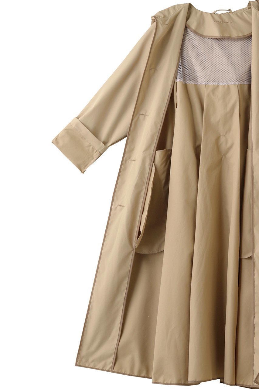 【ムーンバット/MOONBAT】の【Lignaggio】ロングパーカートレンチ 人気、トレンドファッション・服の通販 founy(ファニー) 　ファッション　Fashion　レディースファッション　Fashion for Women　アウター　Coat / Outerwear Collection　コート・ロングコート・ピーコート　Long Coats, Peacoats & More　パイピング　Piping, Trim Design　メッシュ　Mesh, Net Fabric　other-7|ID: prp329100001701805 ipo3291000000036640037