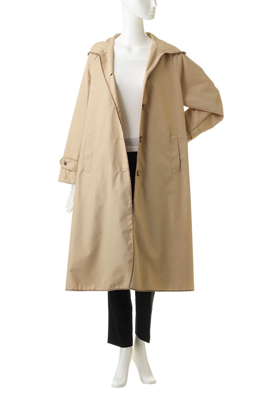 【ムーンバット/MOONBAT】の【Lignaggio】ロングパーカートレンチ 人気、トレンドファッション・服の通販 founy(ファニー) 　ファッション　Fashion　レディースファッション　Fashion for Women　アウター　Coat / Outerwear Collection　コート・ロングコート・ピーコート　Long Coats, Peacoats & More　パイピング　Piping, Trim Design　メッシュ　Mesh, Net Fabric　other-8|ID: prp329100001701805 ipo3291000000036640038