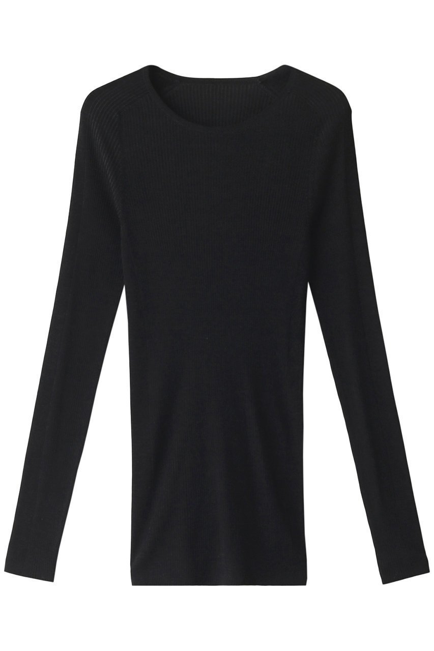 【カオス/Chaos】の18Gシルクリブニットクルーネック 人気、トレンドファッション・服の通販 founy(ファニー) ファッション Fashion レディースファッション Fashion for Women トップス・カットソー Cut & Sew Tops ニット Knit Tops & Sweaters カジュアルプルオーバー・ニットトップス Pullovers & Knit Tops / Casual Pullovers シルク Silk, 100% Silk シンプル Simple, Minimal フィット Fit, Slim Fit ロング Long, Long-Length other-1|ID: prp329100001705692 ipo3291000000032960457