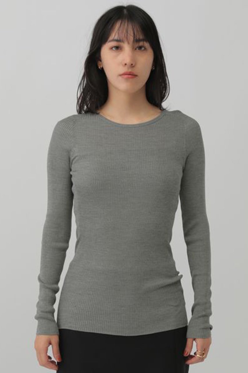 【カオス/Chaos】の18Gシルクリブニットクルーネック インテリア・キッズ・メンズ・レディースファッション・服の通販 founy(ファニー) ファッション Fashion レディースファッション Fashion for Women トップス・カットソー Cut & Sew Tops ニット Knit Tops & Sweaters カジュアルプルオーバー・ニットトップス Pullovers & Knit Tops / Casual Pullovers シルク Silk, 100% Silk シンプル Simple, Minimal フィット Fit, Slim Fit ロング Long, Long-Length スナアラシ|ID: prp329100001705692 ipo3291000000032960464