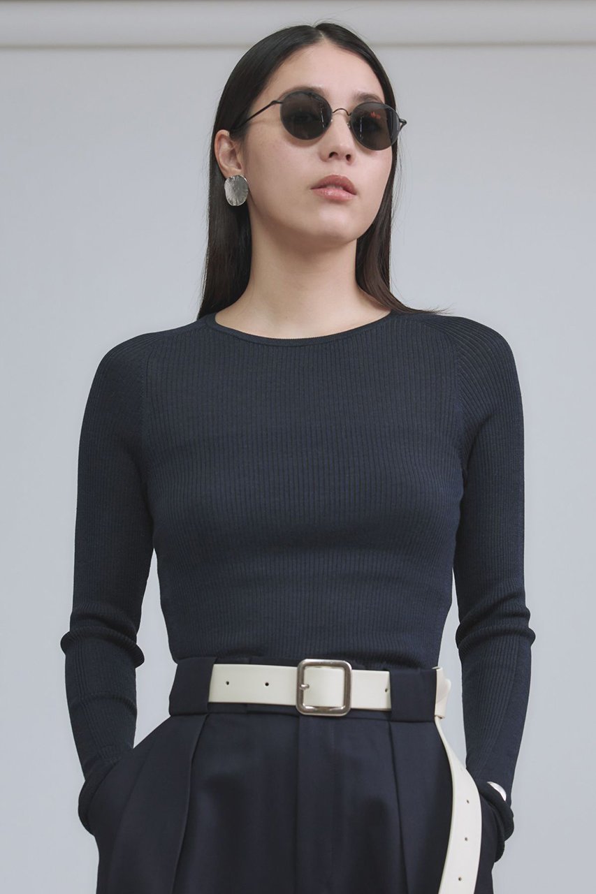 【カオス/Chaos】の18Gシルクリブニットクルーネック 人気、トレンドファッション・服の通販 founy(ファニー) ファッション Fashion レディースファッション Fashion for Women トップス・カットソー Cut & Sew Tops ニット Knit Tops & Sweaters カジュアルプルオーバー・ニットトップス Pullovers & Knit Tops / Casual Pullovers シルク Silk, 100% Silk シンプル Simple, Minimal フィット Fit, Slim Fit ロング Long, Long-Length other-5|ID: prp329100001705692 ipo3291000000035306051