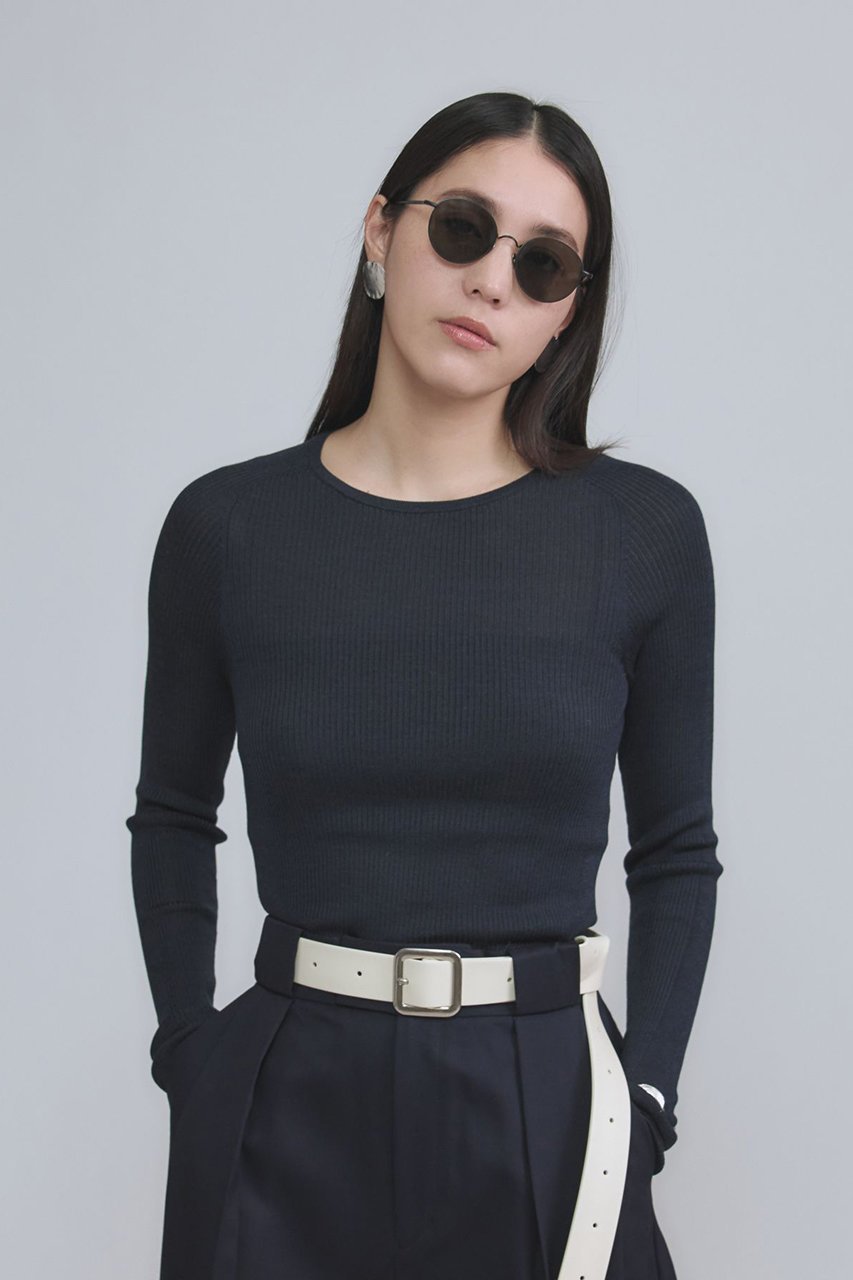 【カオス/Chaos】の18Gシルクリブニットクルーネック 人気、トレンドファッション・服の通販 founy(ファニー) ファッション Fashion レディースファッション Fashion for Women トップス・カットソー Cut & Sew Tops ニット Knit Tops & Sweaters カジュアルプルオーバー・ニットトップス Pullovers & Knit Tops / Casual Pullovers シルク Silk, 100% Silk シンプル Simple, Minimal フィット Fit, Slim Fit ロング Long, Long-Length other-6|ID: prp329100001705692 ipo3291000000035306052