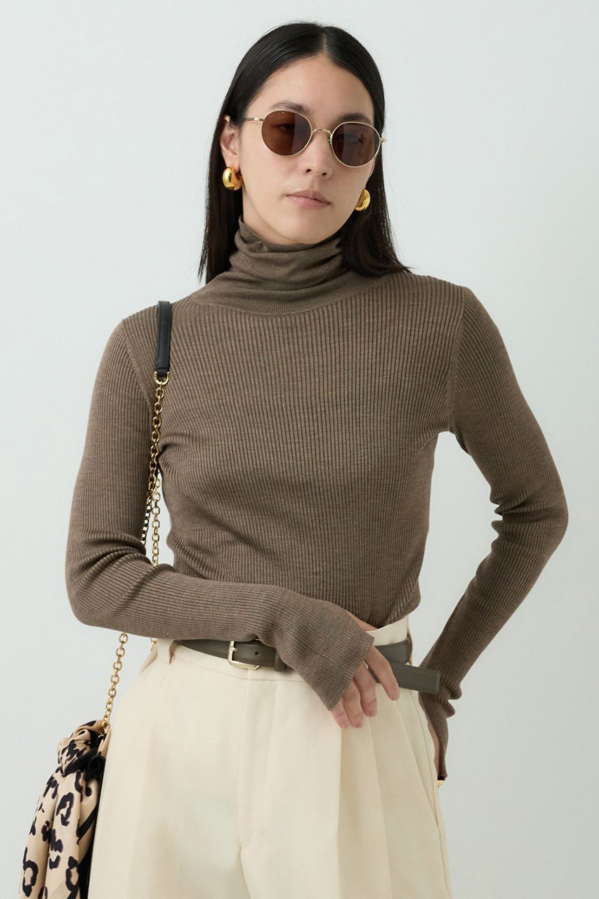 【カオス/Chaos】のCS18Gシルクリブタートルネック インテリア・キッズ・メンズ・レディースファッション・服の通販 founy(ファニー) 　ファッション　Fashion　レディースファッション　Fashion for Women　トップス・カットソー　Cut & Sew Tops　ニット　Knit Tops & Sweaters　カジュアルプルオーバー・ニットトップス　Pullovers & Knit Tops / Casual Pullovers　タートルネック・ハイネックトップス　Turtlenecks & High-Neck Tops　シルク　Silk, 100% Silk　シンプル　Simple, Minimal　タートルネック　Turtleneck, High Neck　フィット　Fit, Slim Fit　リブニット　Rib Knit, Ribbed Knit　グレージュ|ID: prp329100001705693 ipo3291000000033369897