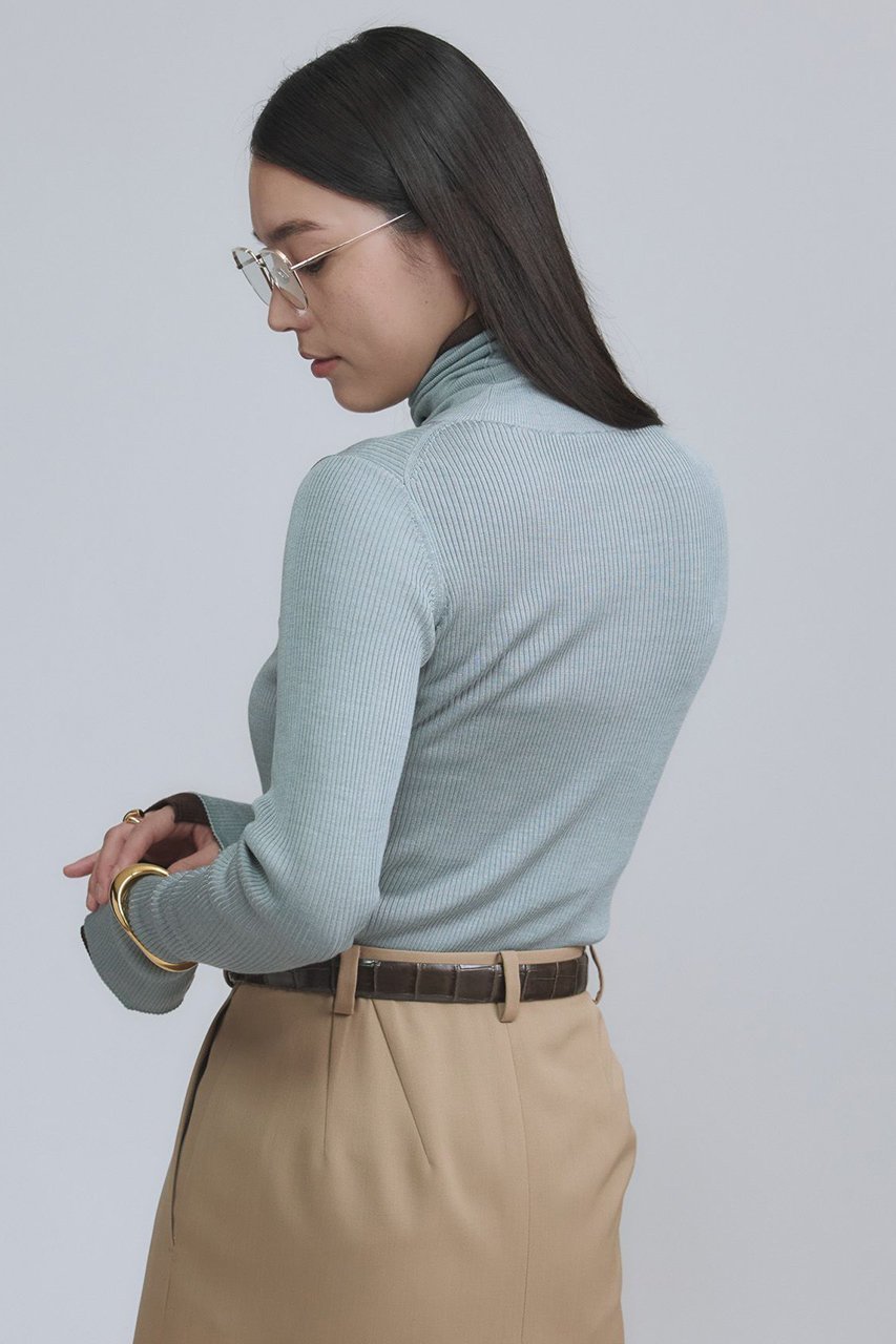 【カオス/Chaos】のCS18Gシルクリブタートルネック インテリア・キッズ・メンズ・レディースファッション・服の通販 founy(ファニー) 　ファッション　Fashion　レディースファッション　Fashion for Women　トップス・カットソー　Cut & Sew Tops　ニット　Knit Tops & Sweaters　カジュアルプルオーバー・ニットトップス　Pullovers & Knit Tops / Casual Pullovers　タートルネック・ハイネックトップス　Turtlenecks & High-Neck Tops　シルク　Silk, 100% Silk　シンプル　Simple, Minimal　タートルネック　Turtleneck, High Neck　フィット　Fit, Slim Fit　リブニット　Rib Knit, Ribbed Knit　ペールブルー|ID: prp329100001705693 ipo3291000000035126063