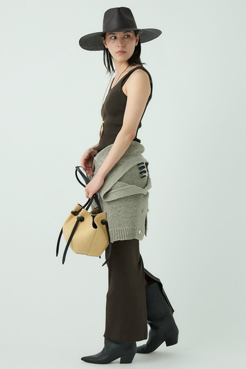 【カオス/Chaos】のCRインプレリブスカート 人気、トレンドファッション・服の通販 founy(ファニー) 　ファッション　Fashion　レディースファッション　Fashion for Women　スカート　Skirts　ロングスカート　Long Skirts / Maxi & Midi Skirts　ストレッチ　Stretch, Stretchy Fabric　スリット　Slit, Slit Detail　セットアップ　Set-Up, Coordinated Outfit　タンク　Tank Top, Sleeveless Top　ロング　Long, Long-Length　定番　Standard, Basic Item　other-5|ID: prp329100001705704 ipo3291000000036619074