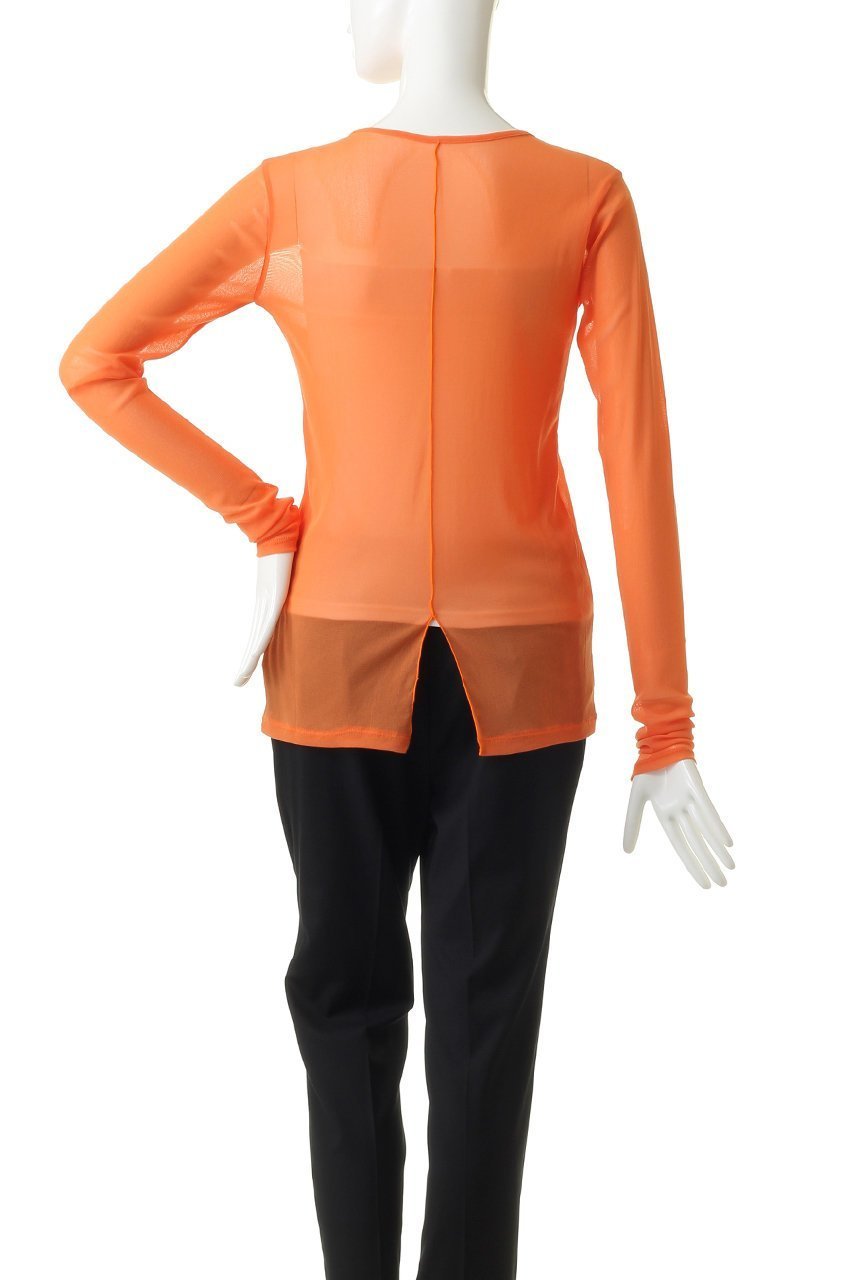 【メゾンスペシャル/MAISON SPECIAL】のプレミアムパワーメッシュクルートップ 人気、トレンドファッション・服の通販 founy(ファニー) 　ファッション　Fashion　レディースファッション　Fashion for Women　トップス・カットソー　Cut & Sew Tops　シャツ・ブラウス・オフィスカジュアル　Elegant Blouses & Button-Ups　ロングTシャツ・Tシャツ　Longline T-Shirts & Tees　カットソー・ベーシックTシャツ　Cut-and-Sewn Tops / Stretch Tees & Basics　インナー　Innerwear　キャミソール　Camisole, Spaghetti Strap Top　シアー　Sheer, See-Through　スリット　Slit, Slit Detail　スリーブ　Sleeve, Long Sleeve / Short Sleeve　トレンド　Trend, Trending Now　フィット　Fit, Slim Fit　メッシュ　Mesh, Net Fabric　ロング　Long, Long-Length　再入荷　Restock / Back in Stock　other-4|ID: prp329100001715190 ipo3291000000031447016